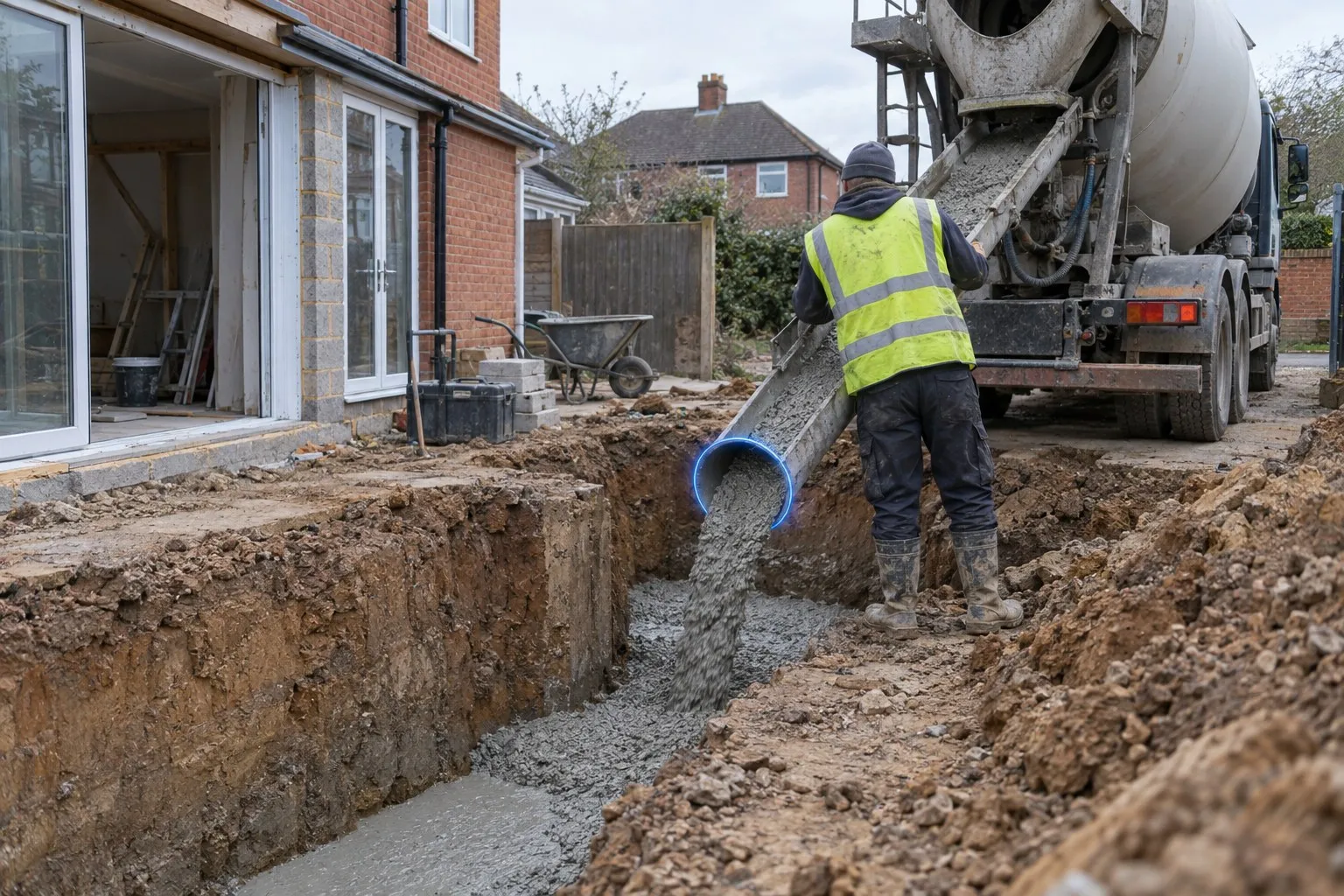 Building control inspection stages on an extension, and who decides them