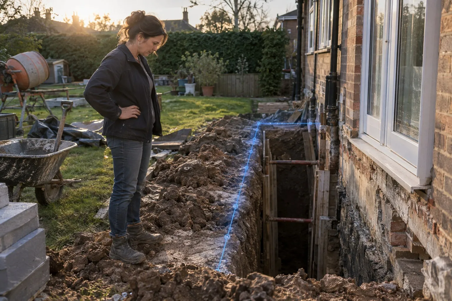 Trench collapse prosecution: director jailed after house extension death