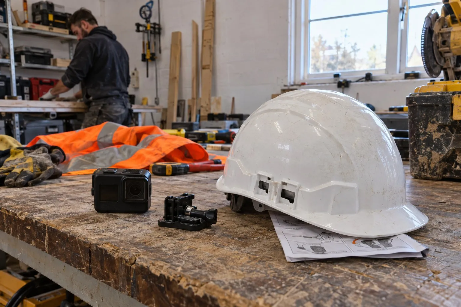 Smart helmet for construction workers: why a camera mount isn't enough