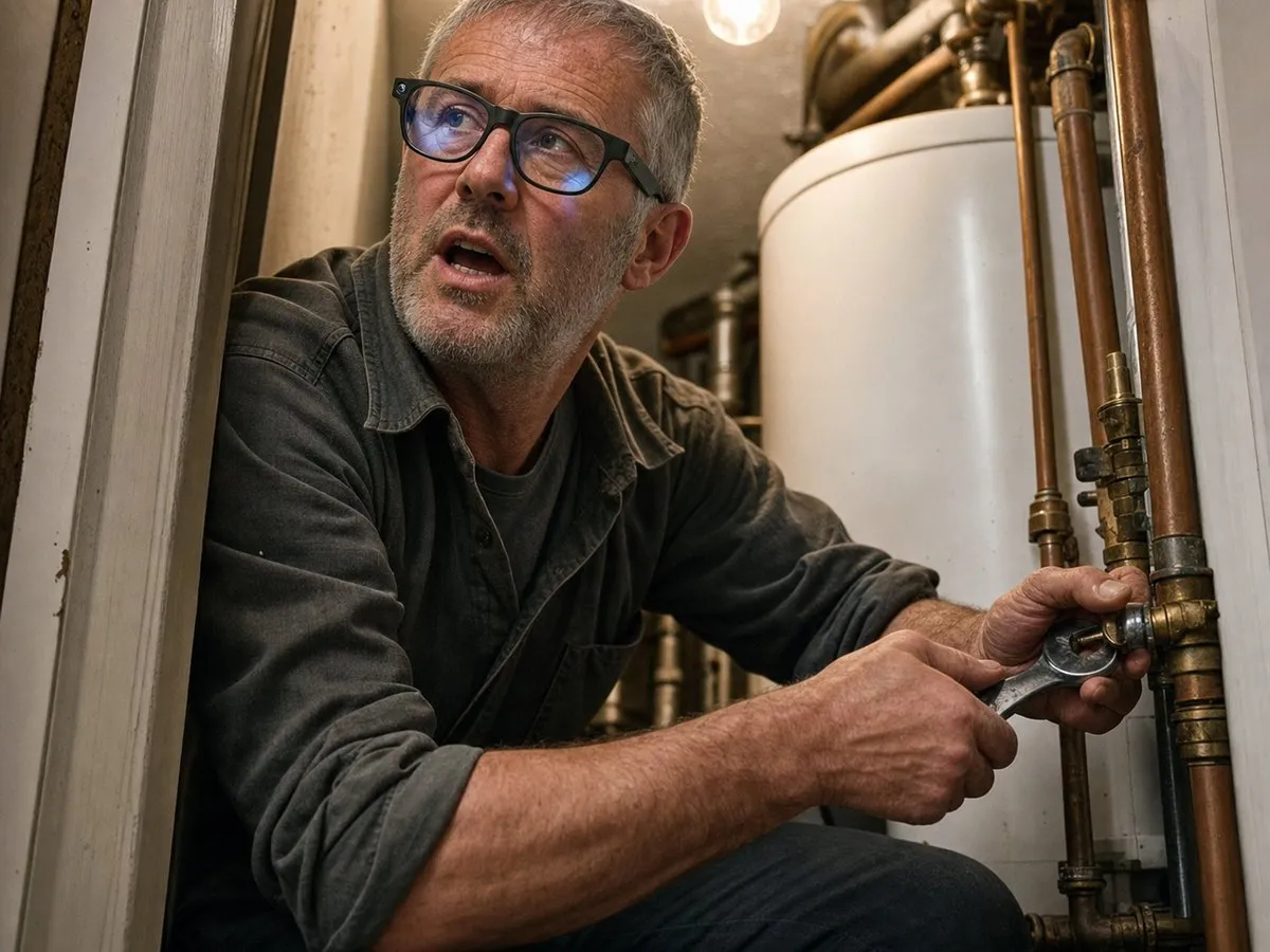 A plumber crouching by a hot water cylinder tightens a valve and says out loud, log two hours labour. The hours land on the job in his own system.