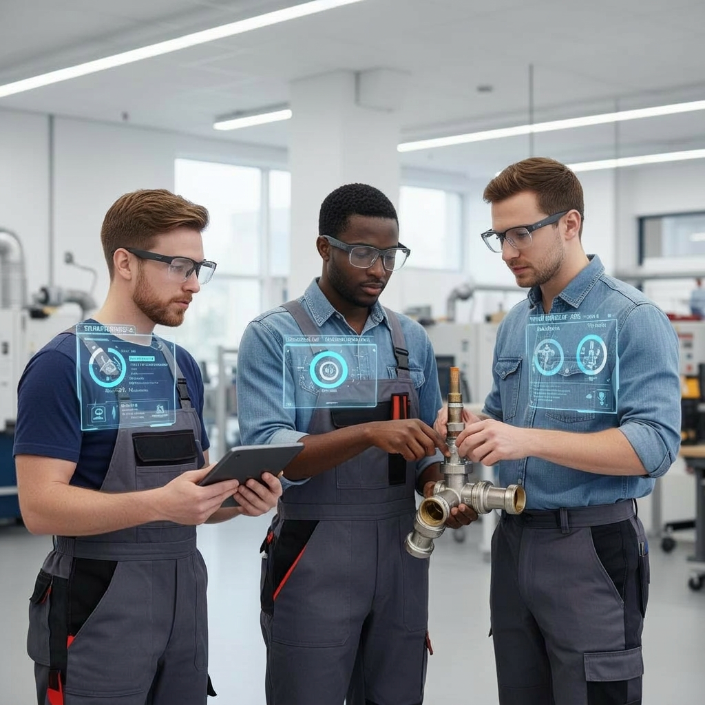 TrainAR smart glasses for AR training in construction