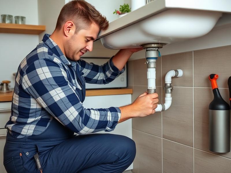 British plumber fixing residential plumbing repairs