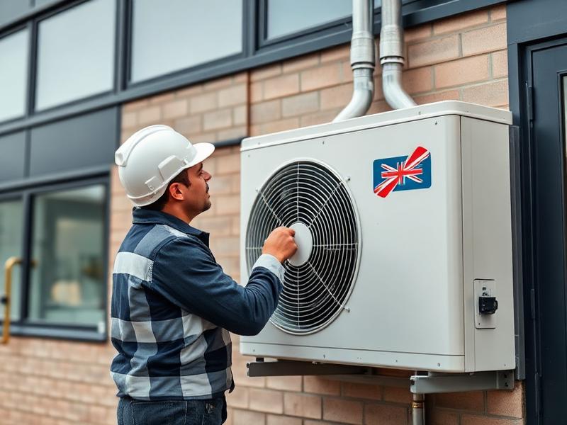 Heat pump installation with AR guidance