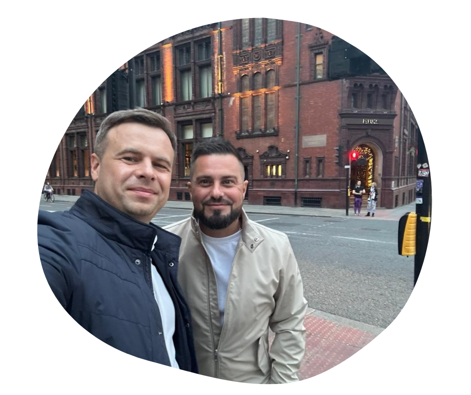Ettan and Adrian - TrainAR Co-founders